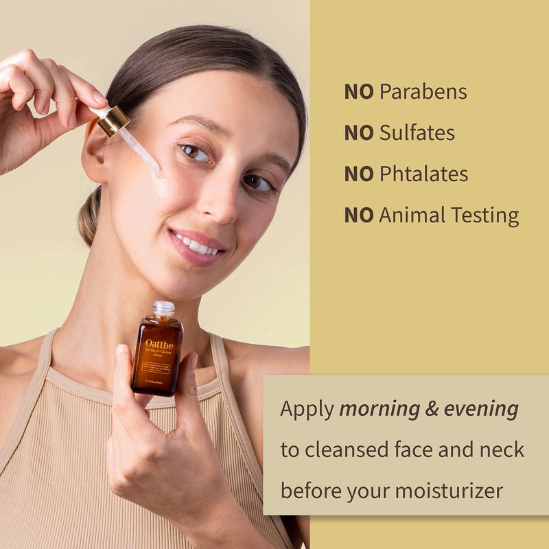 Oattbe Syn Bio Beta Glucan Serum - Intense Hydration Premium Korean Anti Aging Face Serum with Powerful Natural Actives, 1.01 fl.oz - Image 5